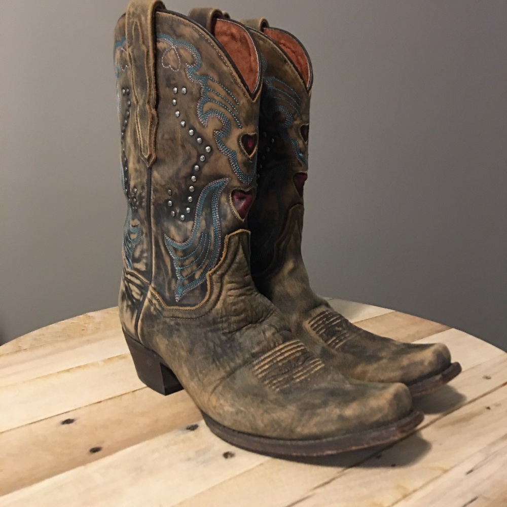 ❤️Dan Post Steel Heart Cowboy Boots❤️